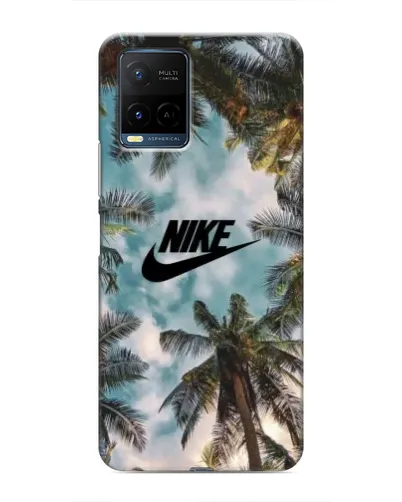 Чохол для Vivo Y21 / Y21s з картинкою «Тропічний принт Nike» Чохол для Vivo Y21 / Y21s з картинкою «Тропічний принт Nike»