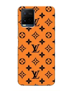 Чехол для Vivo Y21 / Y21s с картинкой «Оранжевый стиль LV»