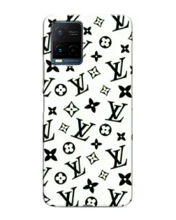 Чехол для Vivo Y21 / Y21s с картинкой «Монохромный хаос LV»