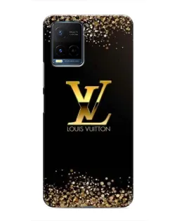 Чехол для Vivo Y21 / Y21s с картинкой «LV — золотые искры»