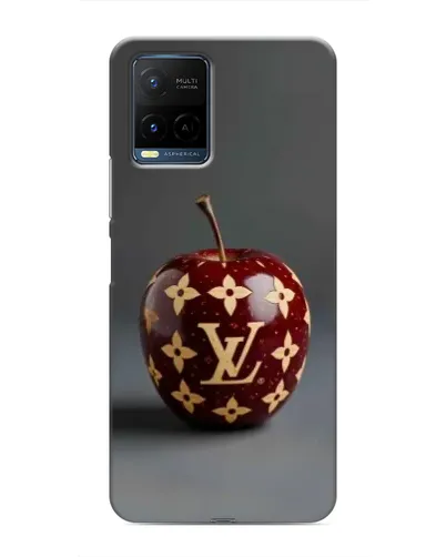 Чехол для Vivo Y21 / Y21s с картинкой «Красное яблоко LV»