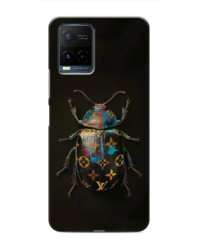 Чехол для Vivo Y21 / Y21s с картинкой «LV — мраморный принт»