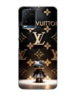 Чехол для Vivo Y21 / Y21s с картинкой «Монограмма с фигурой»