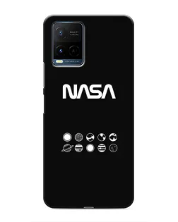 Чохол для Vivo Y21 / Y21s з картинкою «NASA — технічний принт»