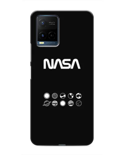 Чохол для Vivo Y21 / Y21s з картинкою «NASA — технічний принт»