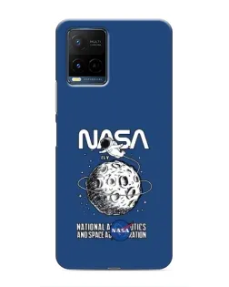 Чохол для Vivo Y21 / Y21s з картинкою «NASA — місячна місія»
