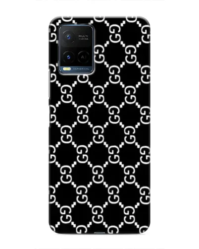 Чохол для Vivo Y21 / Y21s з картинкою «Gucci — сітчастий паттерн»