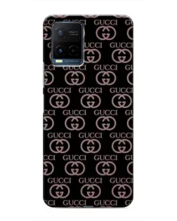 Чохол для Vivo Y21 / Y21s з картинкою «Класична монограма Gucci»