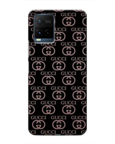 Чохол для Vivo Y21 / Y21s з картинкою «Класична монограма Gucci»