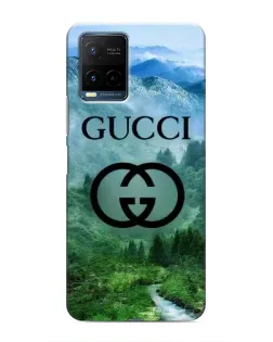 Чохол для Vivo Y21 / Y21s з картинкою «Gucci — гірський пейзаж»