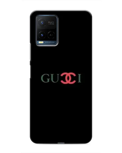Чохол для Vivo Y21 / Y21s з картинкою «Gucci — червоний градієнт»