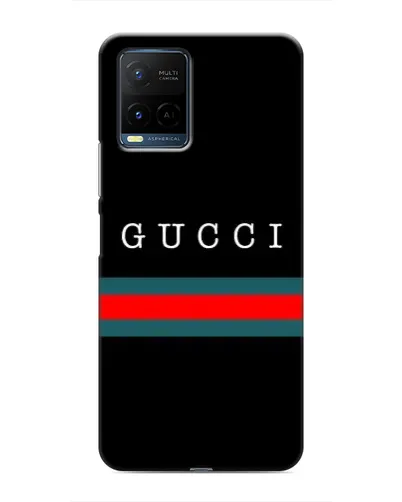Чохол для Vivo Y21 / Y21s з картинкою «Gucci — червоний пояс»