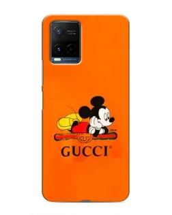 Чохол для Vivo Y21 / Y21s з картинкою «Міккі Маус Gucci — помаранч» Чохол для Vivo Y21 / Y21s з картинкою «Міккі Маус Gucci — помаранч»