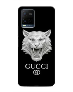 Чохол для Vivo Y21 / Y21s з картинкою «Gucci — срібний лев» Чохол для Vivo Y21 / Y21s з картинкою «Gucci — срібний лев»
