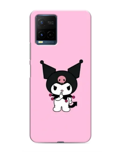 Чехол для Vivo Y21 / Y21s с картинкой «Kuromi — розовая нежность»