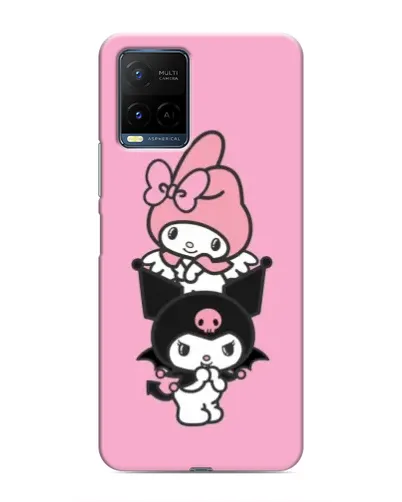 Чехол для Vivo Y21 / Y21s с картинкой «My Melody и Kuromi»