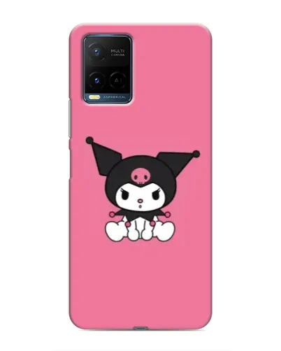 Чехол для Vivo Y21 / Y21s с картинкой «Хмурая Kuromi»