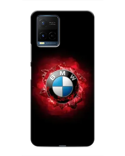 Чехол для Vivo Y21 / Y21s с картинкой «Логотип BMW — вспышка»