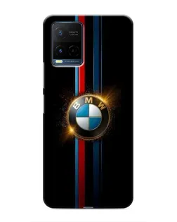 Чехол для Vivo Y21 / Y21s с картинкой «BMW M-Power неон»