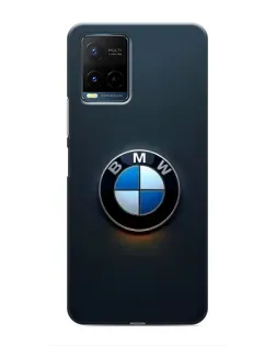 Чехол для Vivo Y21 / Y21s с картинкой «Логотип BMW — минимализм»