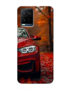 Чехол для Vivo Y21 / Y21s с картинкой «Осенняя BMW M4»