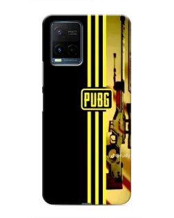 Чехол для Vivo Y21 / Y21s с картинкой «PUBG — камуфляжный шлем»