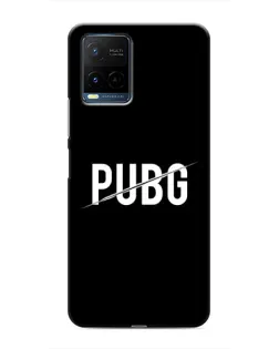 Чехол для Vivo Y21 / Y21s с картинкой «PUBG — белый логотип»