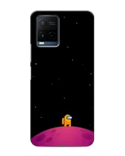 Чехол для Vivo Y21 / Y21s с картинкой «Одинокий герой на планете»