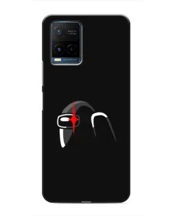 Чехол для Vivo Y21 / Y21s с картинкой «Among Us шлем»