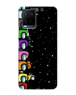 Чехол для Vivo Y21 / Y21s с картинкой «Команда Among Us»