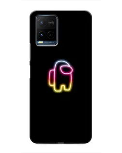 Чехол для Vivo Y21 / Y21s с картинкой «Among Us градиент»