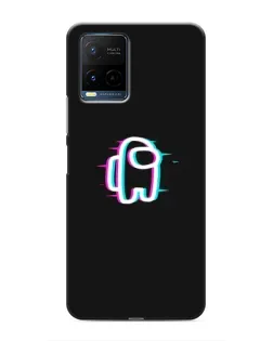 Чехол для Vivo Y21 / Y21s с картинкой «Among Us неон»