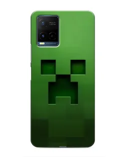 Чехол для Vivo Y21 / Y21s с картинкой «Крипер микро-дизайн»