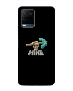 Чехол для Vivo Y21 / Y21s с картинкой «Алмазная кирка»