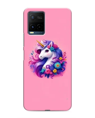 Чехол для Vivo Y21 / Y21s с картинкой «Сказочный единорог»