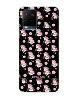 Чехол для Vivo Y21 / Y21s с картинкой «Magic Unicorn паттерн»