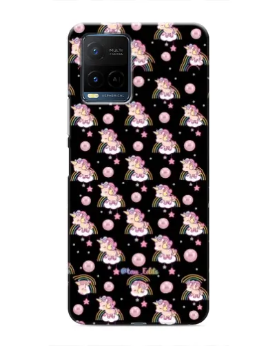 Чехол для Vivo Y21 / Y21s с картинкой «Magic Unicorn паттерн»