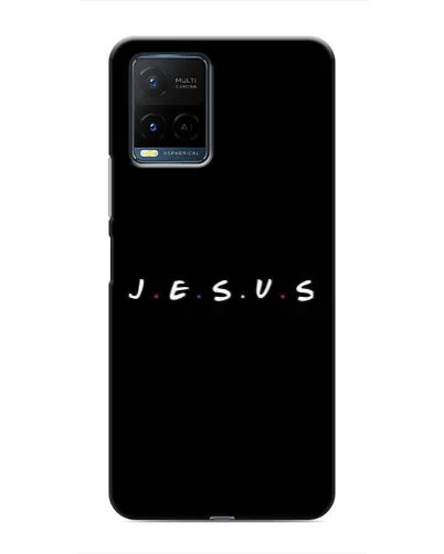 Чехол для Vivo Y21 / Y21s с картинкой «Точки веры J.E.S.U.S.»