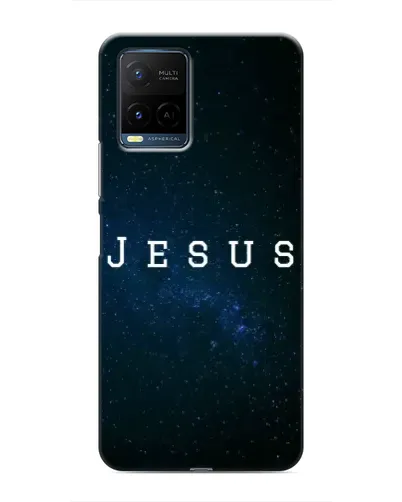 Чехол для Vivo Y21 / Y21s с картинкой «Звездное небо Jesus»