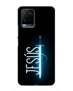 Чехол для Vivo Y21 / Y21s с картинкой «Меч Духа Jesus»