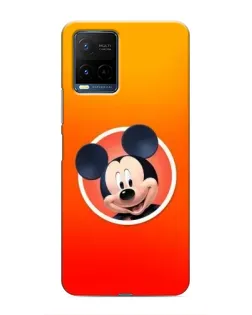 Чехол для Vivo Y21 / Y21s с картинкой «Mickey в круге»