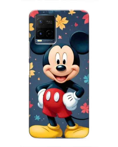 Чехол для Vivo Y21 / Y21s с картинкой «Осенний Mickey Mouse»