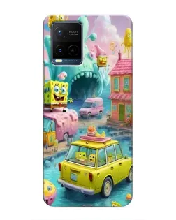 Чехол для Vivo Y21 / Y21s с картинкой «Монстр-трак приключения»