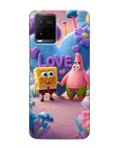 Чехол для Vivo Y21 / Y21s с картинкой «Губка Боб Патрик» Чехол для Vivo Y21 / Y21s с картинкой «Губка Боб Патрик»