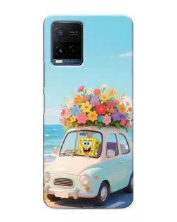 Чехол для Vivo Y21 / Y21s с картинкой «Автомобильное путешествие»