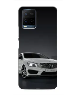 Чехол для Vivo Y21 / Y21s с картинкой «Mercedes AMG GT Silver»
