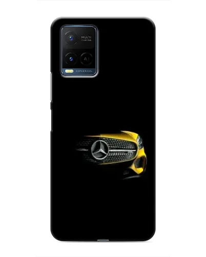 Чехол для Vivo Y21 / Y21s с картинкой «Mercedes — ретро стиль»
