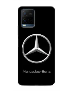 Чехол для Vivo Y21 / Y21s с картинкой «Mercedes Silver Logo»