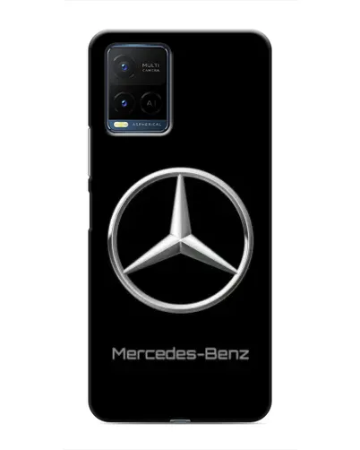 Чехол для Vivo Y21 / Y21s с картинкой «Mercedes Silver Logo»