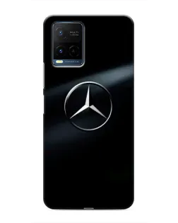 Чехол для Vivo Y21 / Y21s с картинкой «Mercedes на металле»